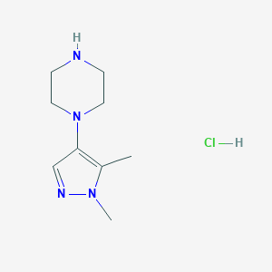 1-(1,5-Dimethyl-1H-pyrazol-4-yl)piperazine hydrochloride