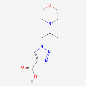 1-(2-Morpholinopropyl)-1H-1,2,3-triazole-4-carboxylic acid