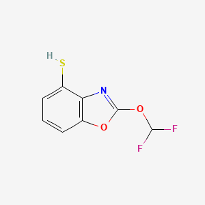 2-(Difluoromethoxy)-4-mercaptobenzo[d]oxazole