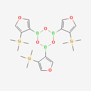 Boroxin, tris[4-(trimethylsilyl)-3-furanyl]-