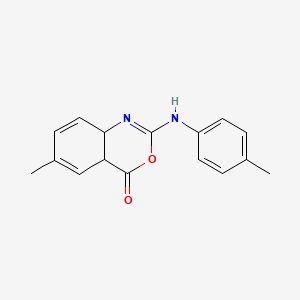 molecular formula C16H16N2O2 B11783728 6-Methyl-2-(p-tolylamino)-4a,8a-dihydro-4H-benzo[d][1,3]oxazin-4-one CAS No. 1998216-37-7