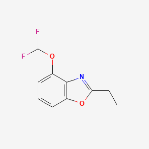 4-(Difluoromethoxy)-2-ethylbenzo[d]oxazole