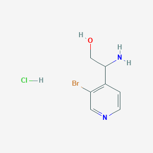 2-Amino-2-(3-bromopyridin-4-yl)ethanol hydrochloride