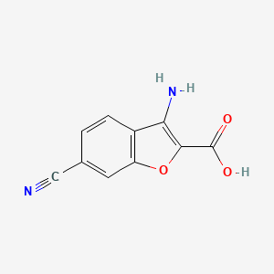 3-Amino-6-cyanobenzofuran-2-carboxylic acid