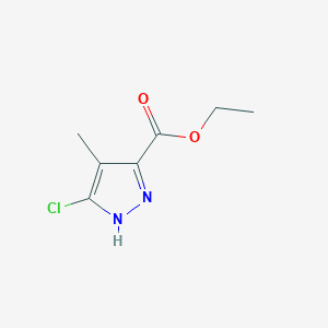 molecular formula C7H9ClN2O2 B11783841 Ethyl 5-chloro-4-methyl-1H-pyrazole-3-carboxylate 