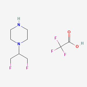 1-(1,3-Difluoropropan-2-yl)piperazine 2,2,2-trifluoroacetate