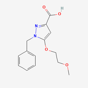 1-Benzyl-5-(2-methoxyethoxy)-1H-pyrazole-3-carboxylic acid