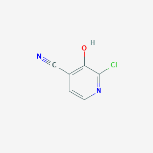 molecular formula C6H3ClN2O B11783865 2-Chloro-3-hydroxyisonicotinonitrile 