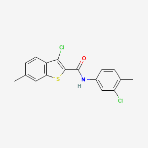 3-Chloro-N-(3-chloro-4-methylphenyl)-6-methylbenzo[b]thiophene-2-carboxamide