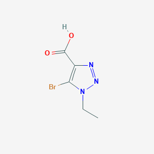 5-Bromo-1-ethyl-1H-1,2,3-triazole-4-carboxylic acid