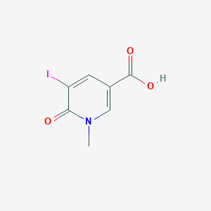 5-Iodo-1-methyl-6-oxo-1,6-dihydropyridine-3-carboxylic acid