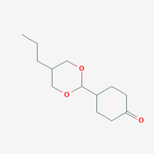 4-(5-Propyl-1,3-dioxan-2-yl)cyclohexanone