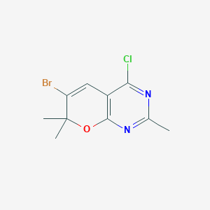 6-Bromo-4-chloro-2,7,7-trimethyl-7H-pyrano[2,3-d]pyrimidine