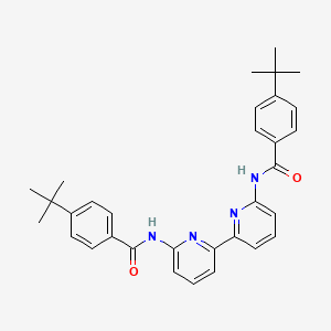 molecular formula C32H34N4O2 B11784138 N,N'-([2,2'-Bipyridine]-6,6'-diyl)bis(4-(tert-butyl)benzamide) CAS No. 192193-79-6