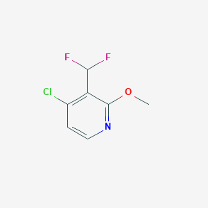 4-Chloro-3-(difluoromethyl)-2-methoxypyridine