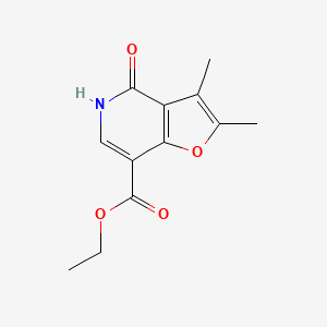 Ethyl 2,3-dimethyl-4-oxo-4,5-dihydrofuro[3,2-c]pyridine-7-carboxylate