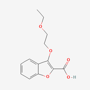 3-(2-Ethoxyethoxy)benzofuran-2-carboxylic acid