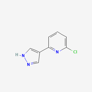 2-Chloro-6-(1H-pyrazol-4-yl)pyridine