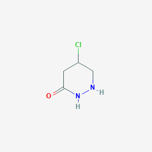 molecular formula C4H7ClN2O B11784387 5-Chlorotetrahydropyridazin-3(2H)-one 