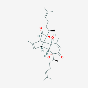 molecular formula C9H15NO2 B1178447 Bacchopetiolone CAS No. 135100-33-3