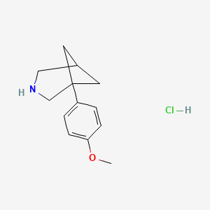 1-(4-Methoxyphenyl)-3-azabicyclo[3.1.1]heptane hydrochloride