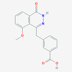 3-((8-Methoxy-4-oxo-3,4-dihydrophthalazin-1-yl)methyl)benzoic acid