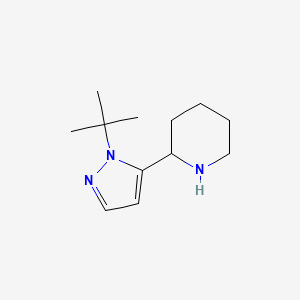 2-(1-(tert-Butyl)-1H-pyrazol-5-yl)piperidine