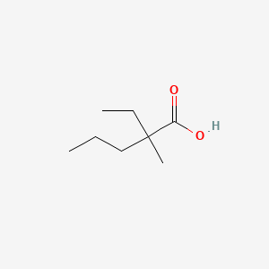 molecular formula (C6H10O2)n B1178464 2-乙基-2-甲基戊酸 CAS No. 138134-74-4