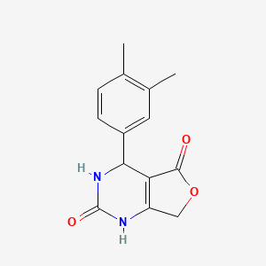 4-(3,4-Dimethylphenyl)-3,4-dihydrofuro[3,4-d]pyrimidine-2,5(1H,7H)-dione