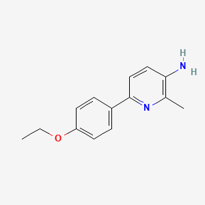 6-(4-Ethoxyphenyl)-2-methylpyridin-3-amine