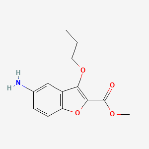 Methyl 5-amino-3-propoxybenzofuran-2-carboxylate