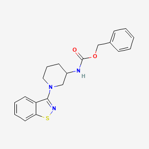 Benzyl (1-(benzo[d]isothiazol-3-yl)piperidin-3-yl)carbamate