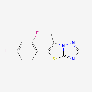 5-(2,4-Difluorophenyl)-6-methylthiazolo[3,2-B][1,2,4]triazole