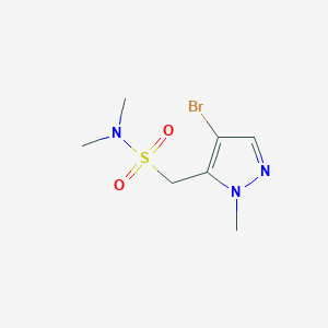 1-(4-Bromo-1-methyl-1H-pyrazol-5-yl)-N,N-dimethylmethanesulfonamide