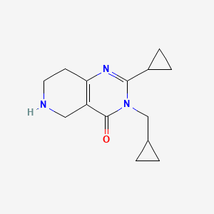 2-Cyclopropyl-3-(cyclopropylmethyl)-5,6,7,8-tetrahydropyrido[4,3-d]pyrimidin-4(3H)-one