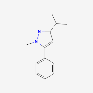 molecular formula C13H16N2 B11784856 3-Isopropyl-1-methyl-5-phenyl-1H-pyrazole 