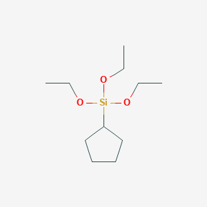 molecular formula C11H24O3Si B117849 Cyclopentyltriethoxysilane CAS No. 154733-91-2