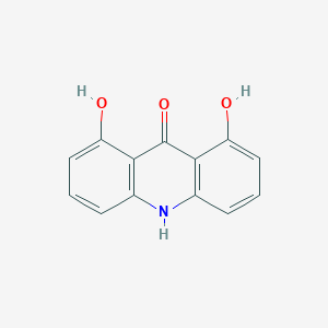 molecular formula C13H9NO3 B11784907 1,8-Dihydroxyacridin-9(10H)-one CAS No. 151077-55-3