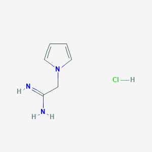 2-(1H-Pyrrol-1-yl)acetimidamide hydrochloride