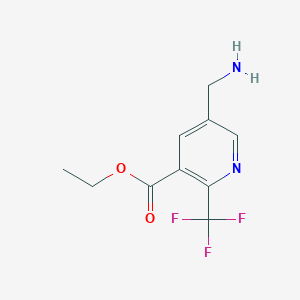 Ethyl 5-(aminomethyl)-2-(trifluoromethyl)nicotinate