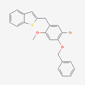 2-(4-(Benzyloxy)-5-bromo-2-methoxybenzyl)benzo[b]thiophene