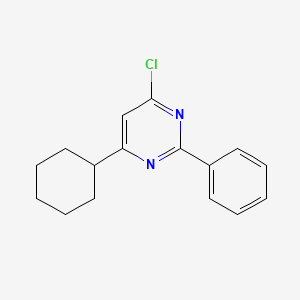 4-Chloro-6-cyclohexyl-2-phenylpyrimidine