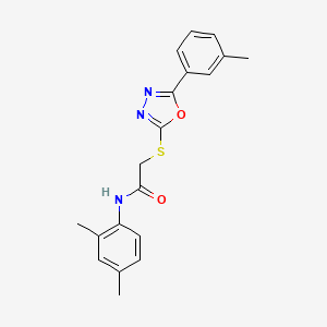 N-(2,4-Dimethylphenyl)-2-((5-(m-tolyl)-1,3,4-oxadiazol-2-yl)thio)acetamide