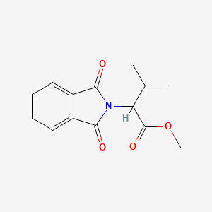 molecular formula C14H15NO4 B11785032 Methyl 2-(1,3-dioxoisoindolin-2-yl)-3-methylbutanoate 