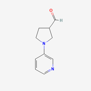 1-(Pyridin-3-yl)pyrrolidine-3-carbaldehyde