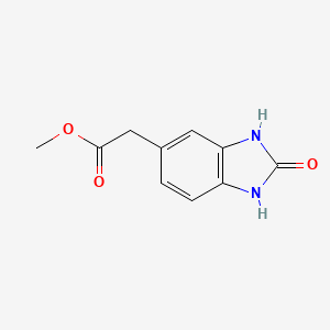 Methyl 2-(2-hydroxy-1H-benzo[d]imidazol-5-yl)acetate