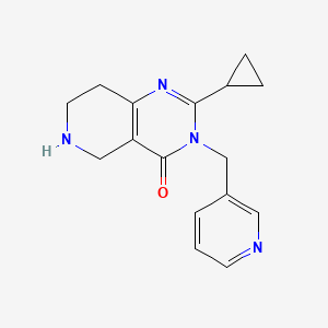 2-Cyclopropyl-3-(pyridin-3-ylmethyl)-5,6,7,8-tetrahydropyrido[4,3-d]pyrimidin-4(3H)-one