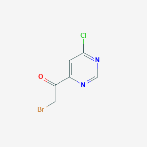 2-Bromo-1-(6-chloropyrimidin-4-yl)ethanone