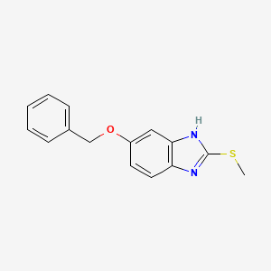 5-(Benzyloxy)-2-(methylthio)-1H-benzo[d]imidazole