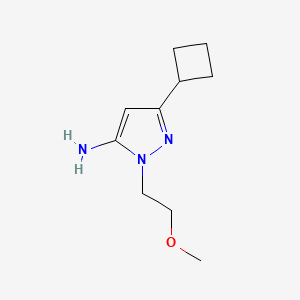 3-Cyclobutyl-1-(2-methoxyethyl)-1H-pyrazol-5-amine